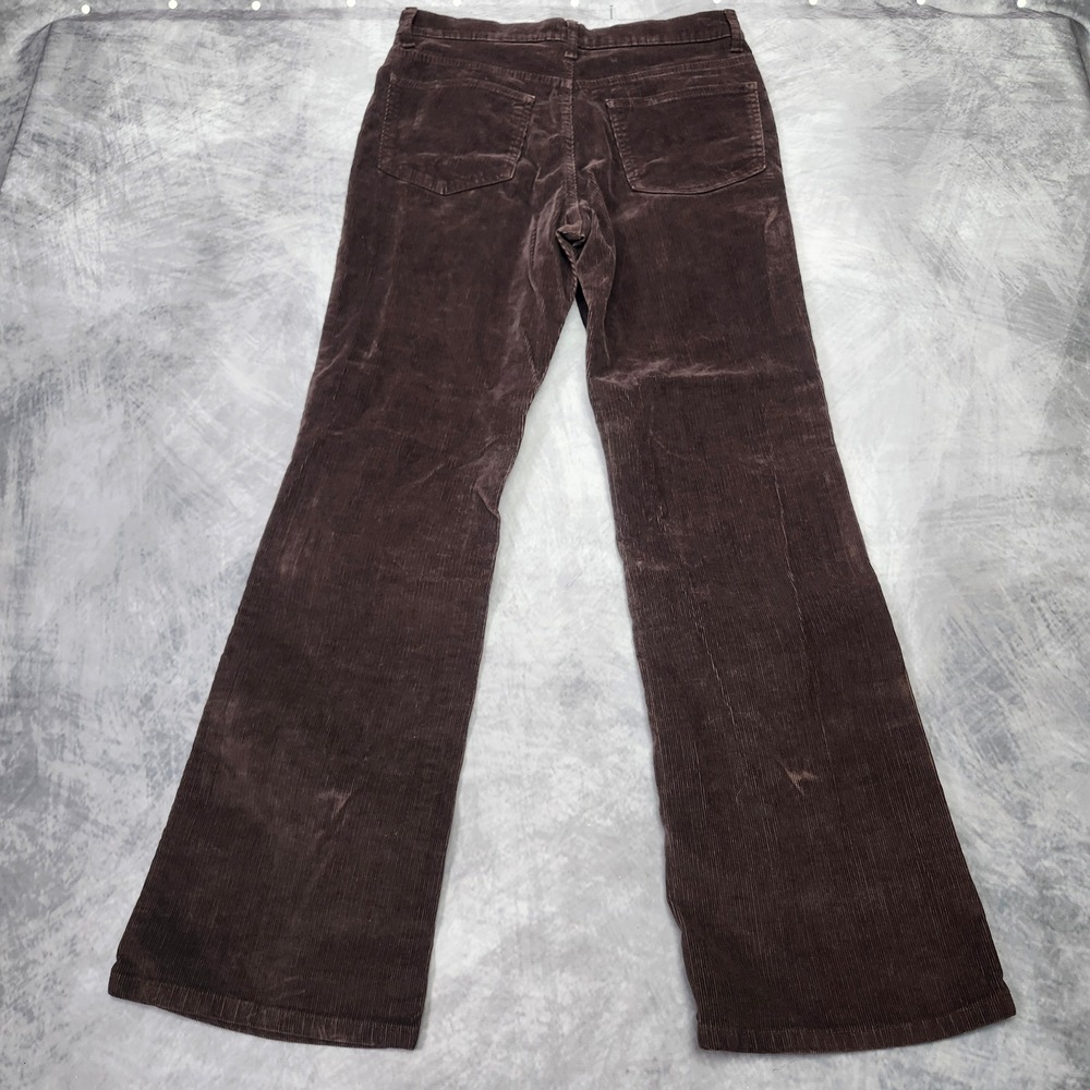 Polo Jeans Ralph Lauren Chocolate Brown Corduroy Flare Pants Size 8 Y2K Bootcut